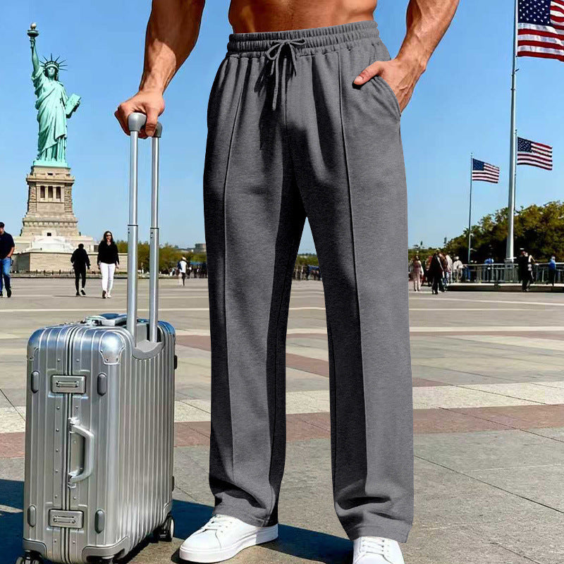 Semih - Pantalones Con Cordón Y Bolsillos Laterales