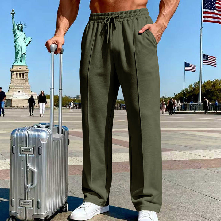 Semih - Pantalones Con Cordón Y Bolsillos Laterales