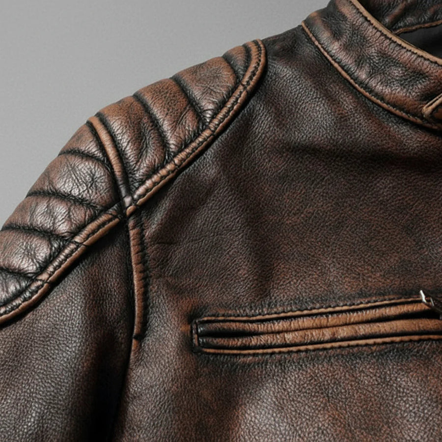 Samer - Chaqueta De Cuero De Primera Calidad