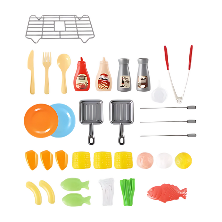 GrillMagic - Juego de Barbacoa con Comida que Cambia de Color