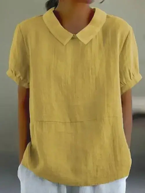 Henny - Elegante Blusa de Algodón