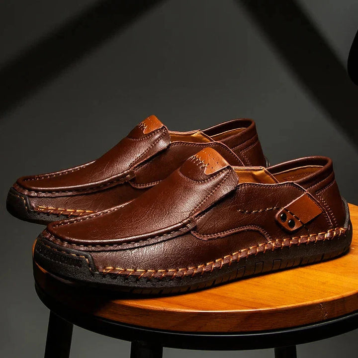 Razal - Elegantes Mocasines Sin Cordones De Piel