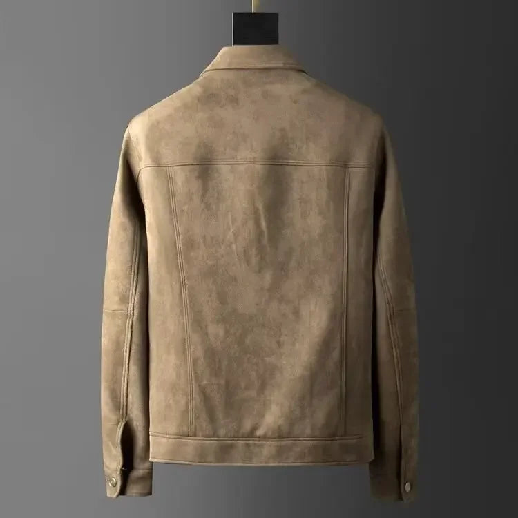Maceo - Cómoda Chaqueta De Cuero Con Bolsillos Delanteros