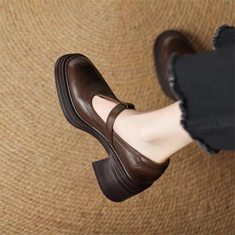 Maral - Zapatos De Tacón Grueso Tipo Bloque