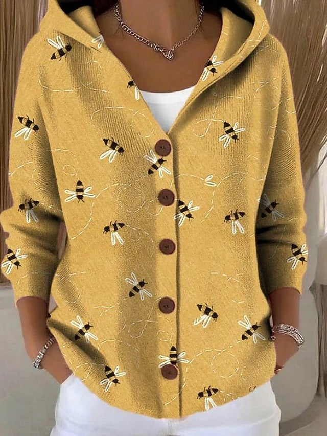 Shaharit - Elegante y Acogedor Cárdigan Con Botones