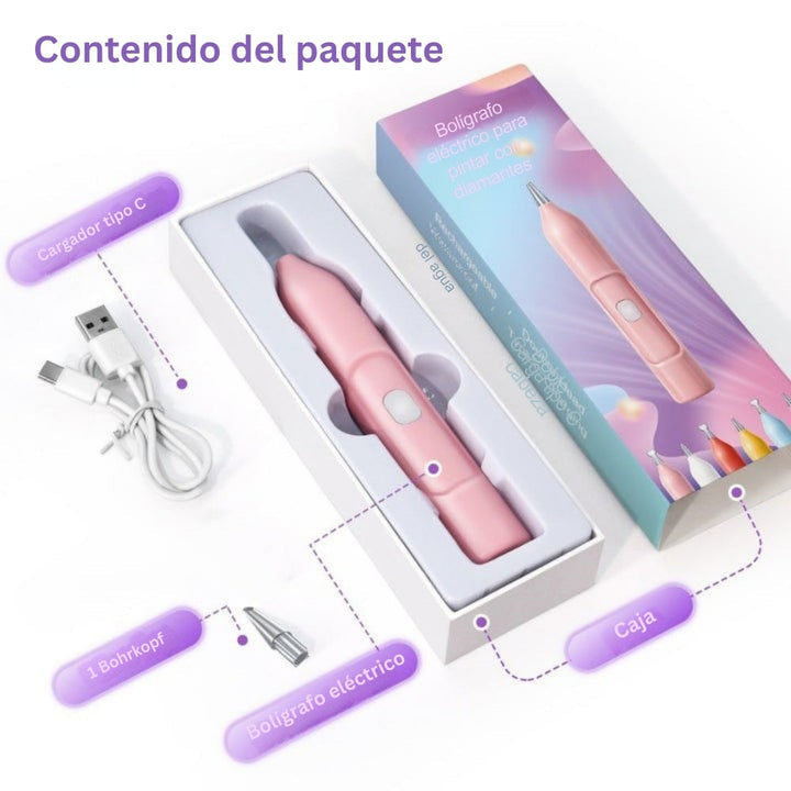 DazzleDot - Diamante Eléctrico Rotulador de Pintura 6 Colores