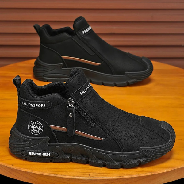 Albrecht - Botines Con Cremalleras Laterales y Suela Gruesa
