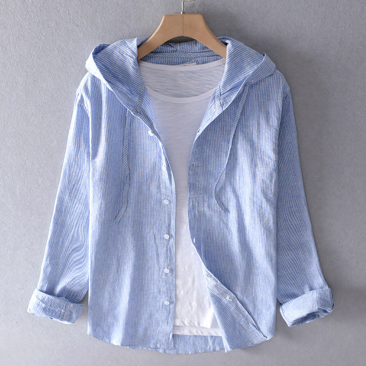 Zeeko - Camiseta con Capucha y Manga Larga
