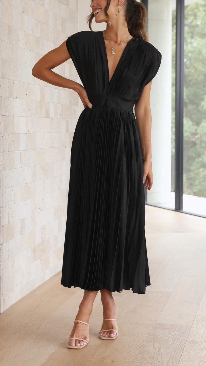 Iria - Elegante Vestido Plisado