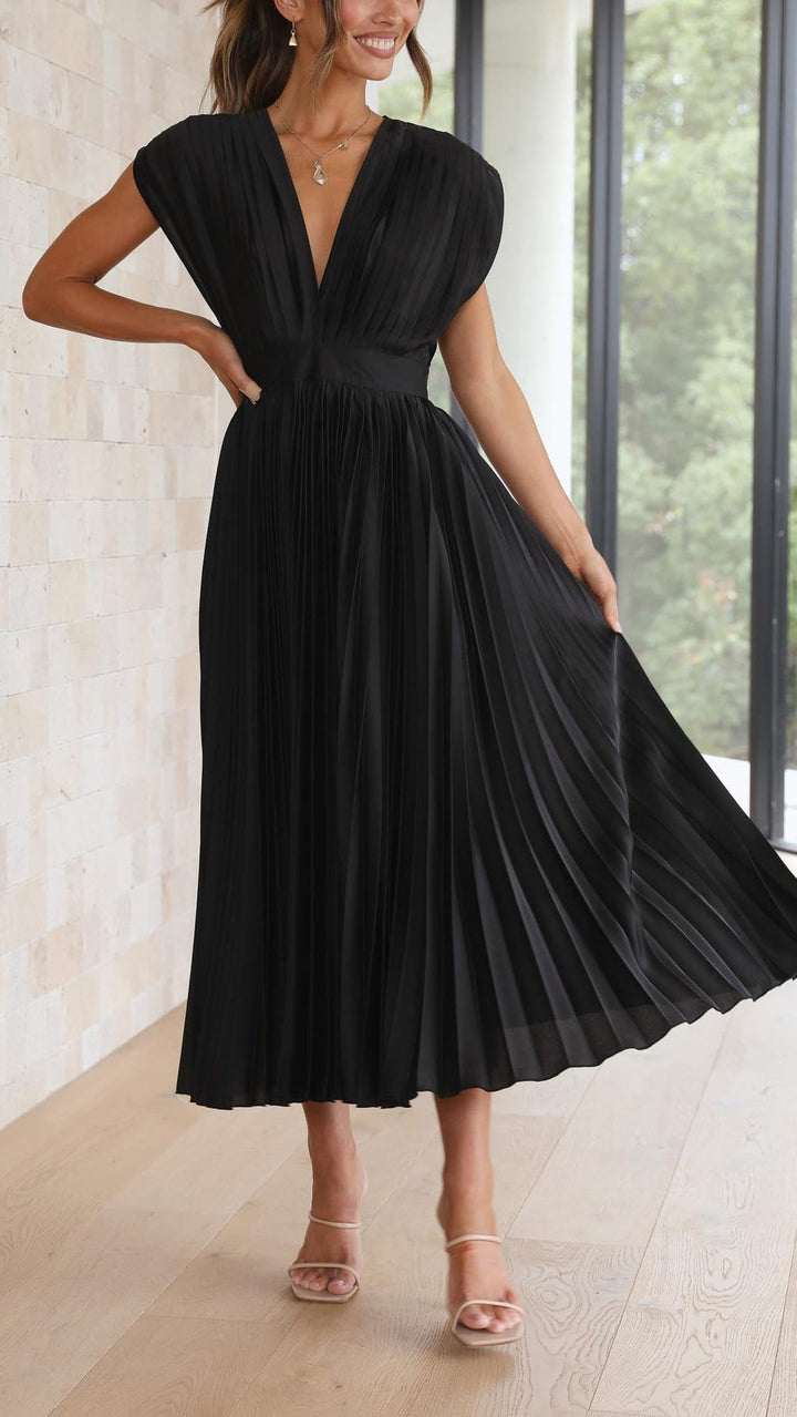 Iria - Elegante Vestido Plisado