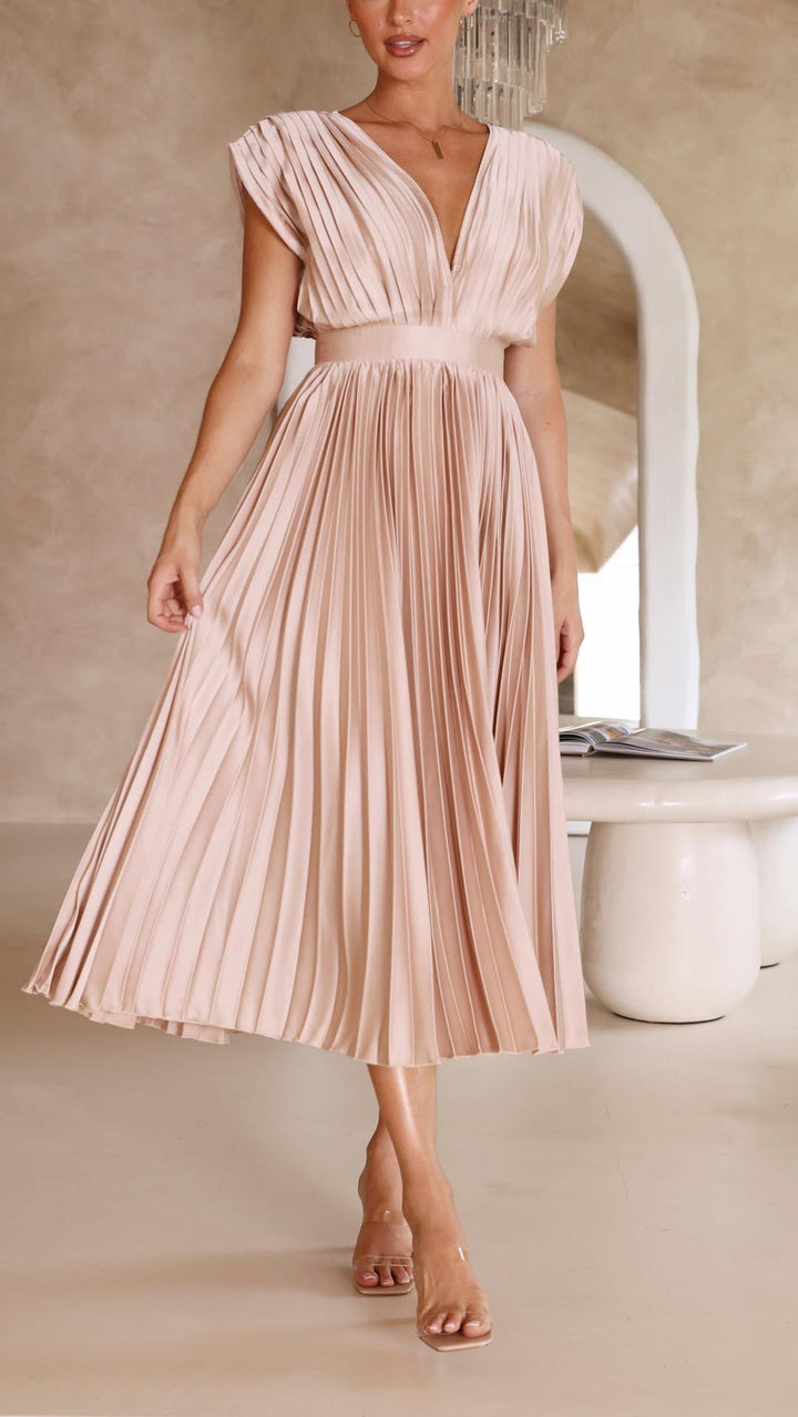 Iria - Elegante Vestido Plisado
