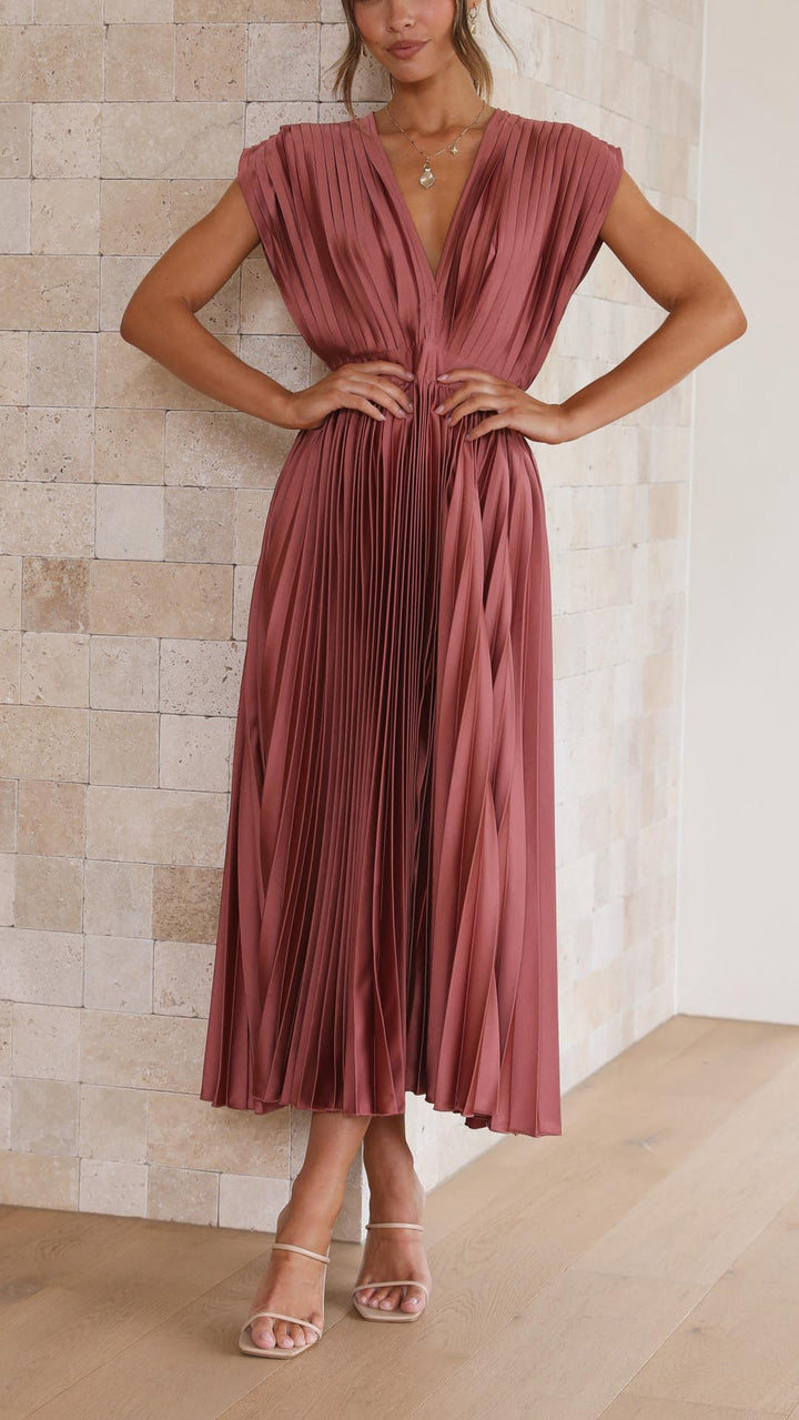 Iria - Elegante Vestido Plisado