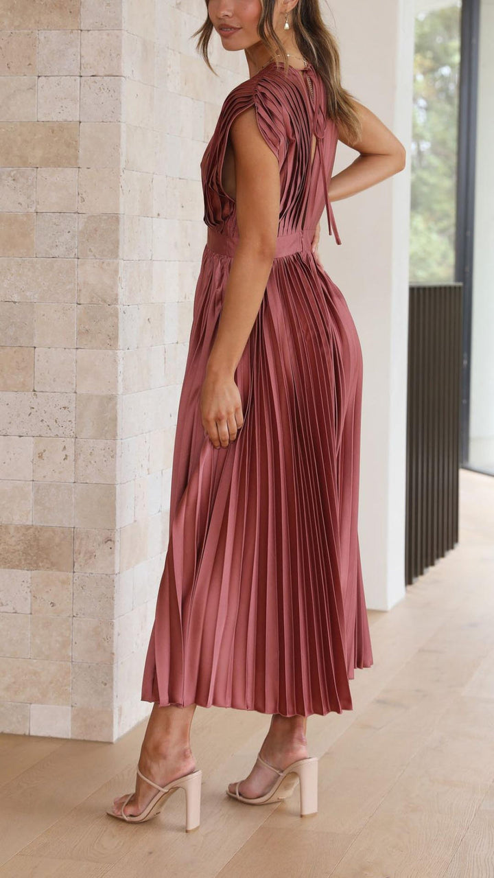 Iria - Elegante Vestido Plisado