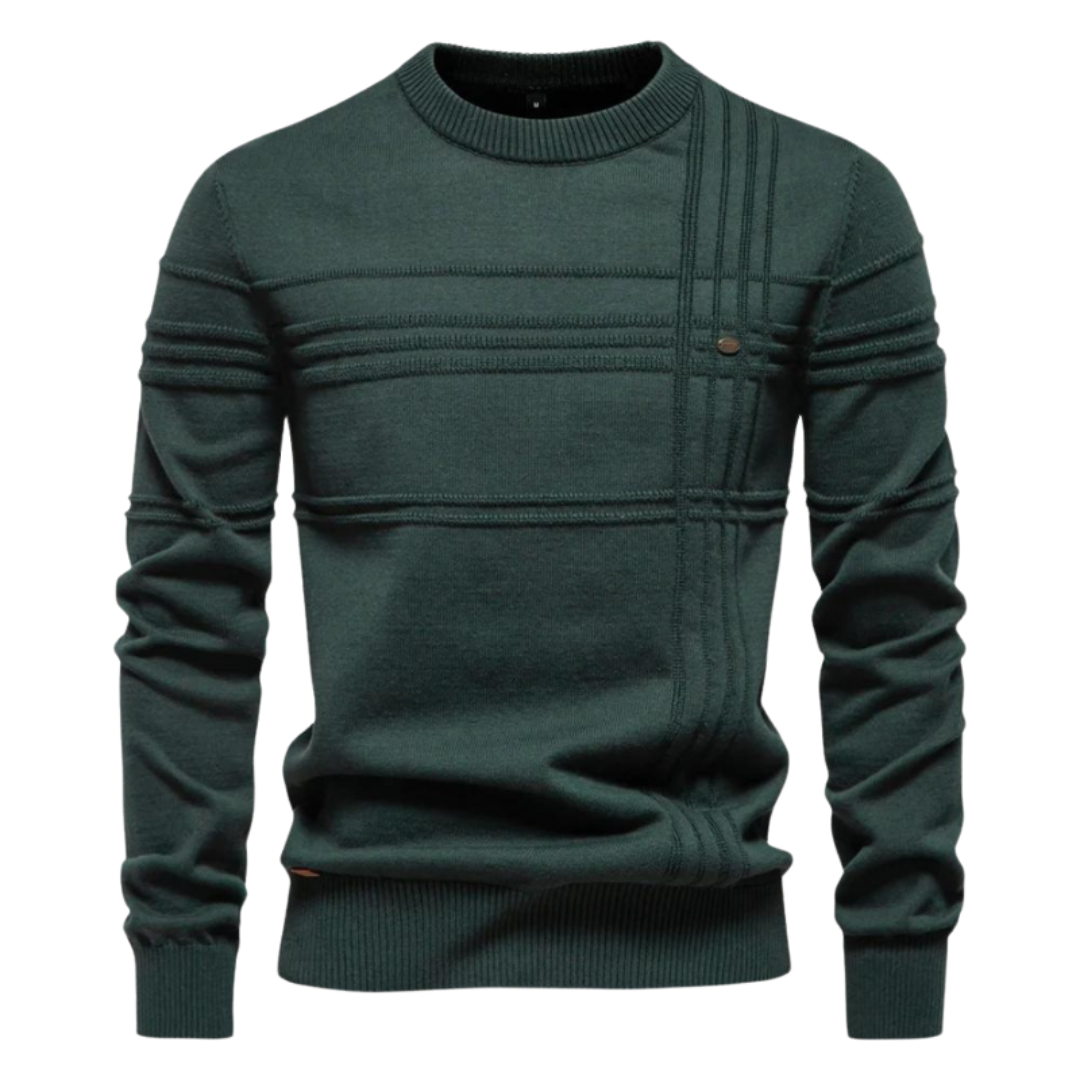 Maziarz - Elegante Jersey Con Diseño a Cuadros