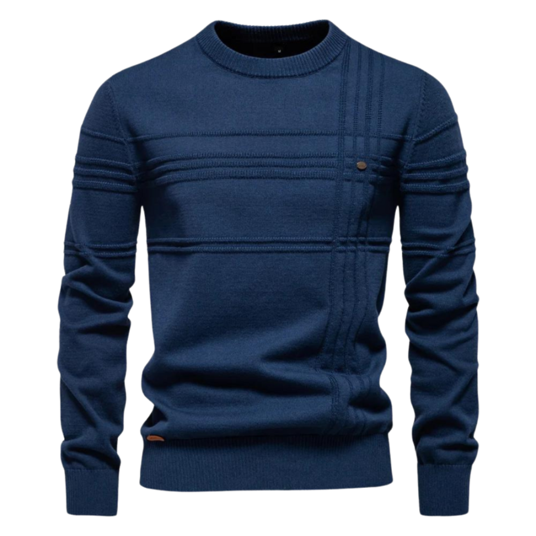 Maziarz - Elegante Jersey Con Diseño a Cuadros