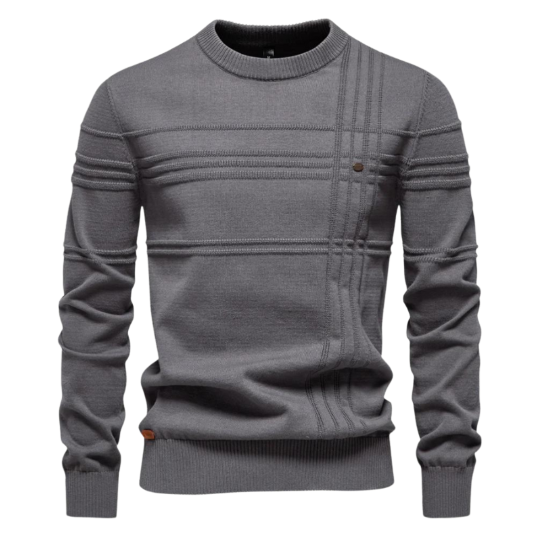 Maziarz - Elegante Jersey Con Diseño a Cuadros