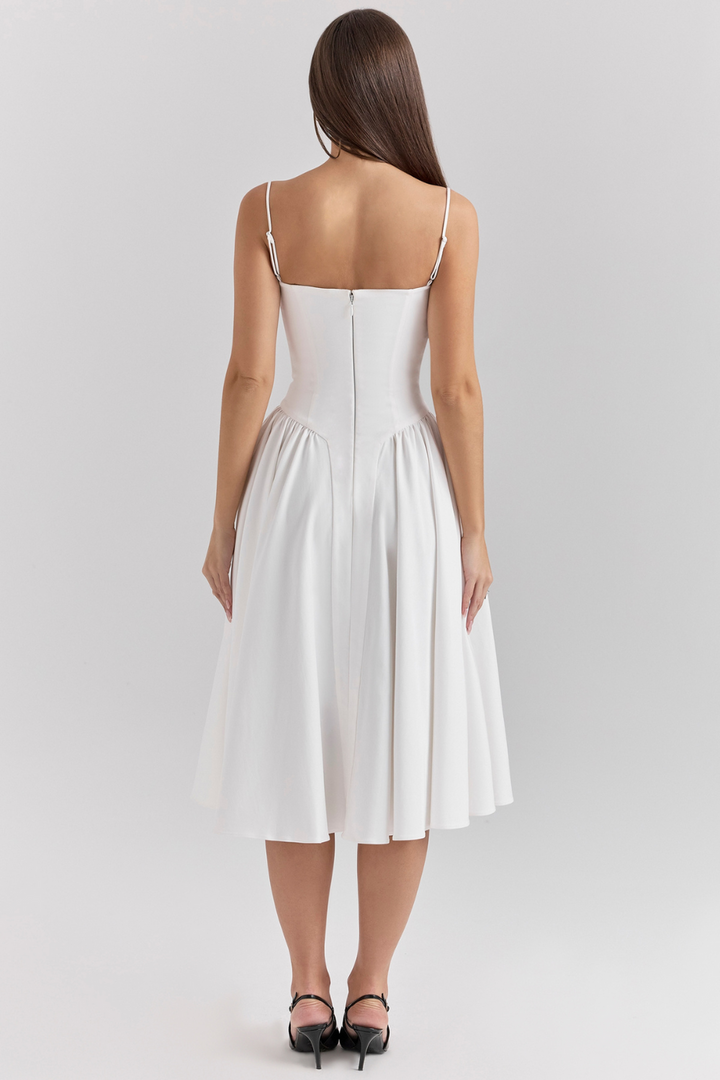 Maissa - Vestido Midi Elegante sin Mangas