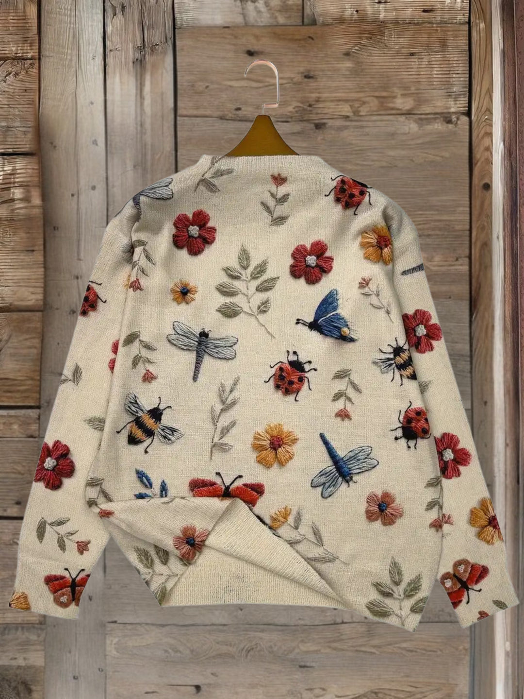 Dorenda - Jersey De Punto Informal De Manga Larga