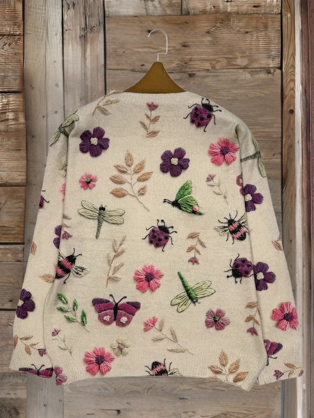 Dorenda - Jersey De Punto Informal De Manga Larga