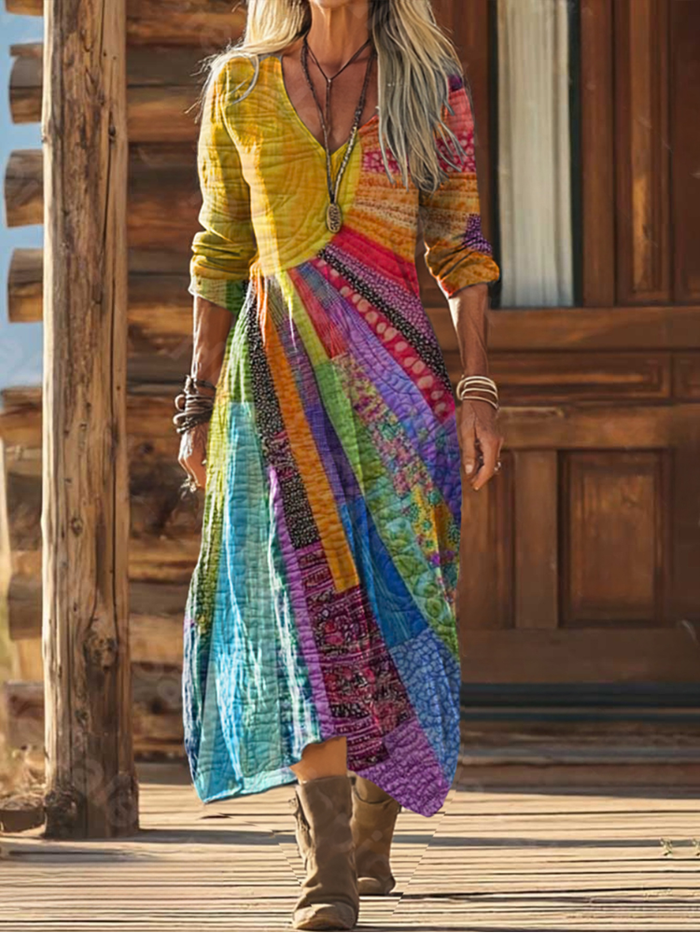 Rashmika - Elegante Vestido Bohemio