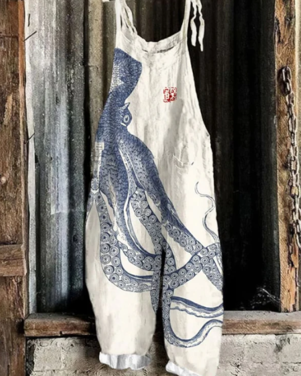 Mapula - Elegante Mono de Pierna Ancha Con Diseño único