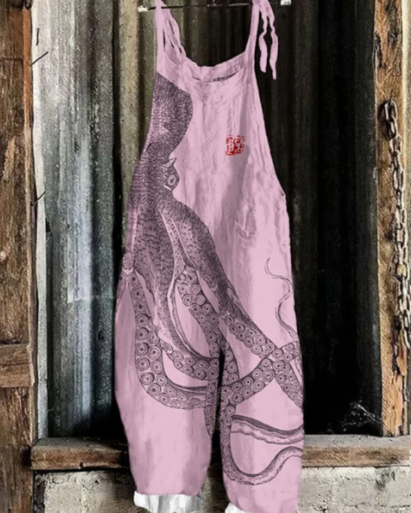 Mapula - Elegante Mono de Pierna Ancha Con Diseño único