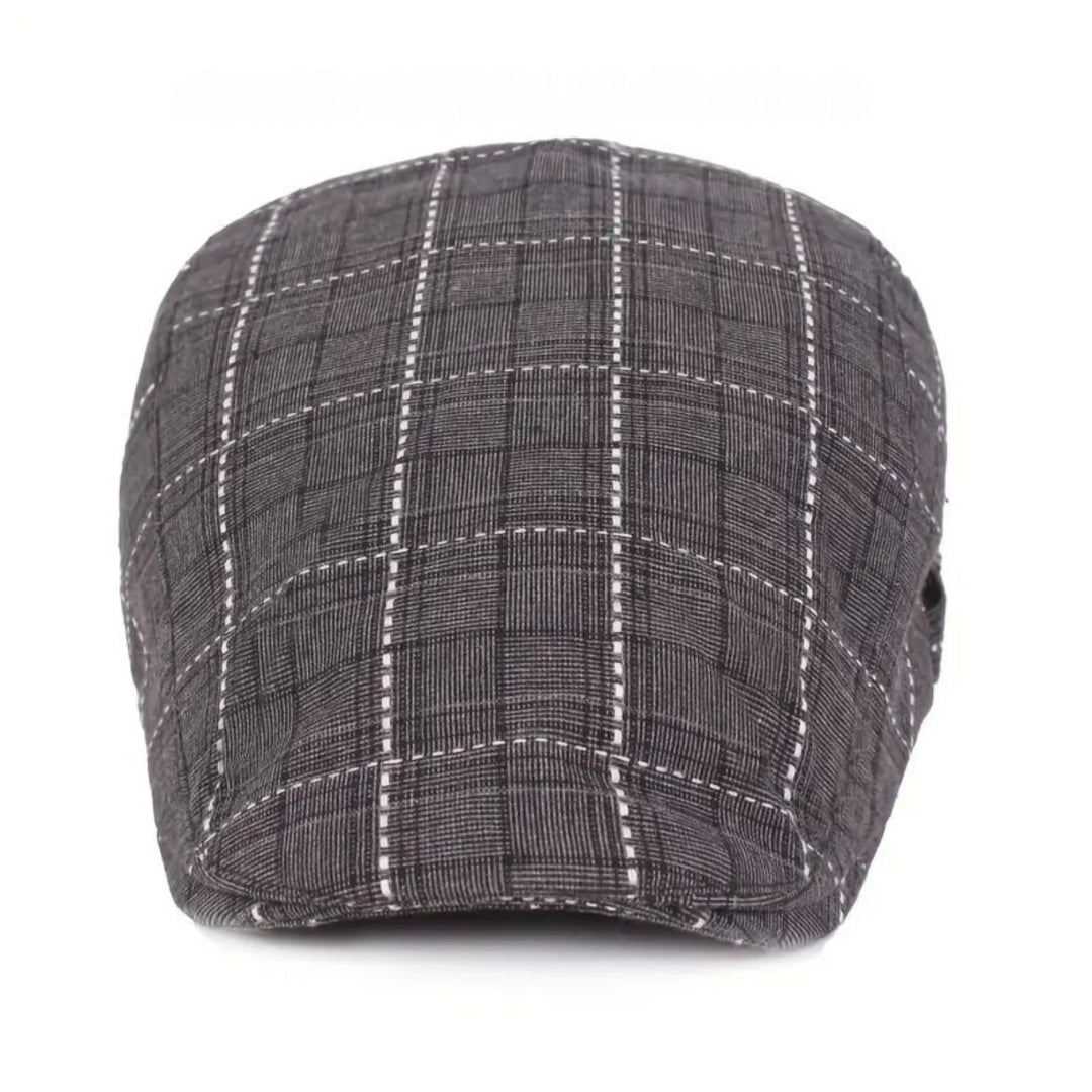 Checklyn - Gorro Elegante Con Estampado De Cuadros