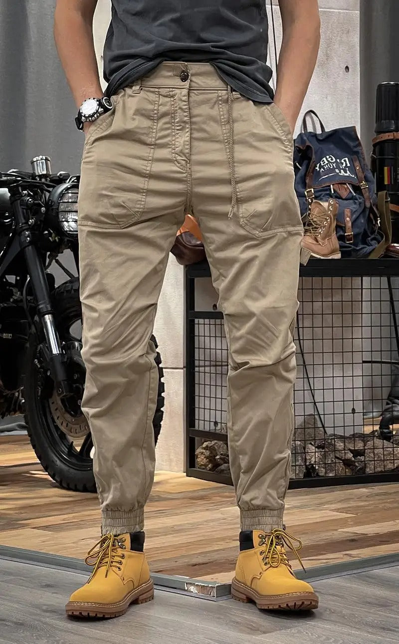 Guntram - Pantalones Cargo Elásticos Con Elastano