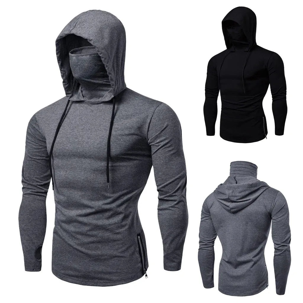 Marston - Sudadera Con Capucha Estilo Ninja Y Mascarilla