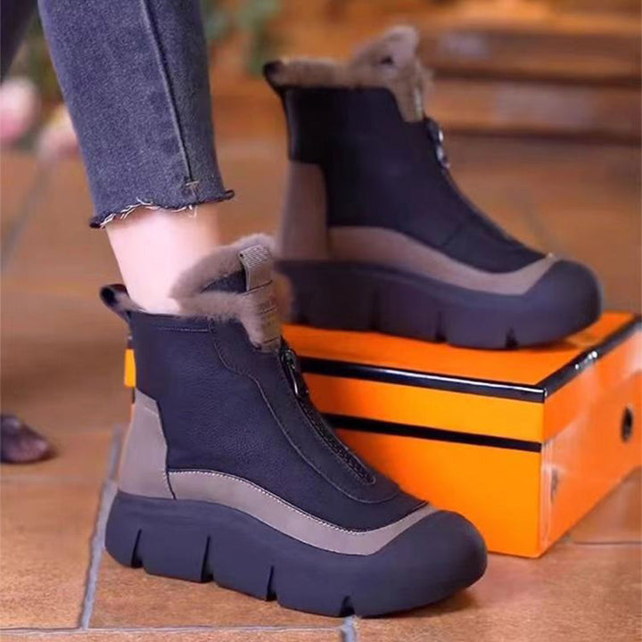 Zoharit - Bota De Tobillo Con Suela Gruesa Impermeable