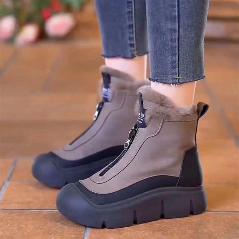 Zoharit - Bota De Tobillo Con Suela Gruesa Impermeable