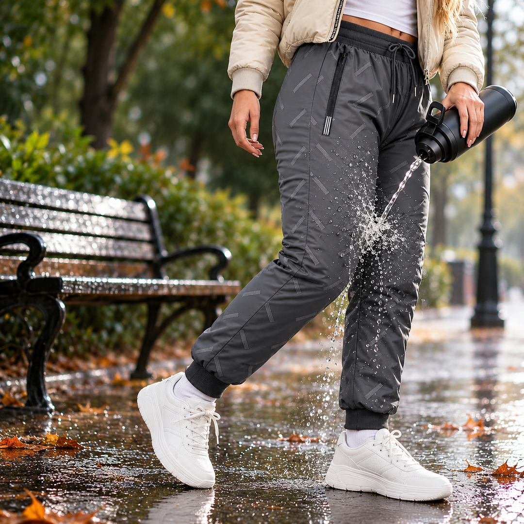 Kervina - Pantalones Deportivos De Corte Holgado Con Forro De Sherpa