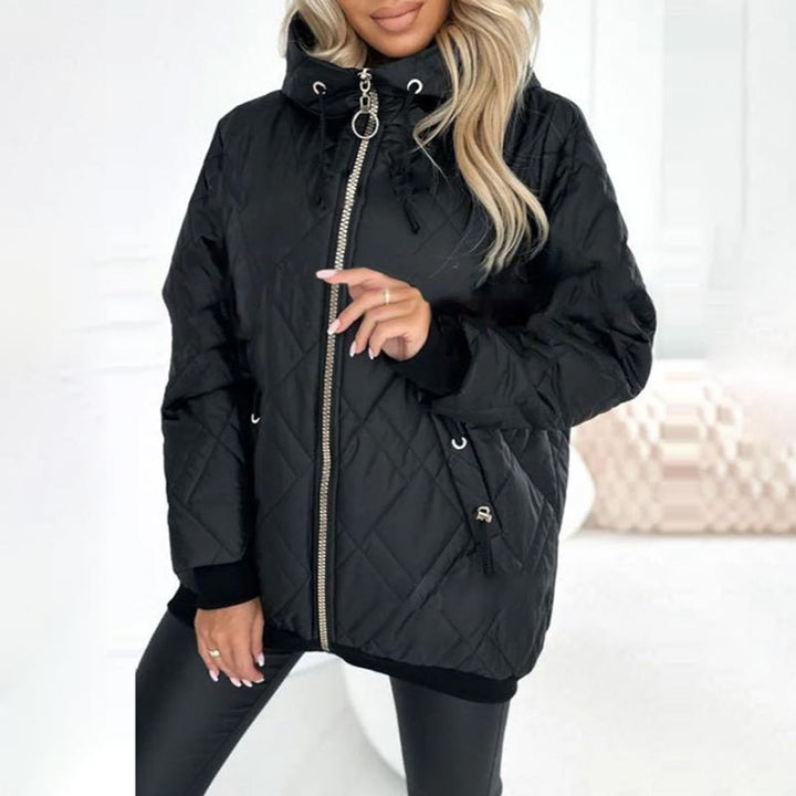 Kialina - Parka Acolchada Con Capucha Y Cremallera Frontal