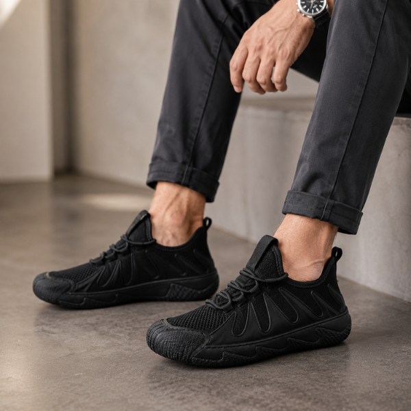 Linmark – Zapatillas Deportivas Con Cordones De Malla Transpirable