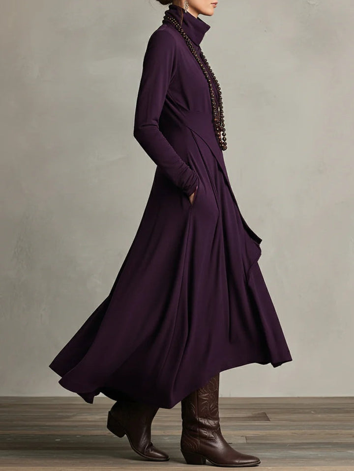 Patrizia - Vestido Largo Tipo Túnica Asimétrico