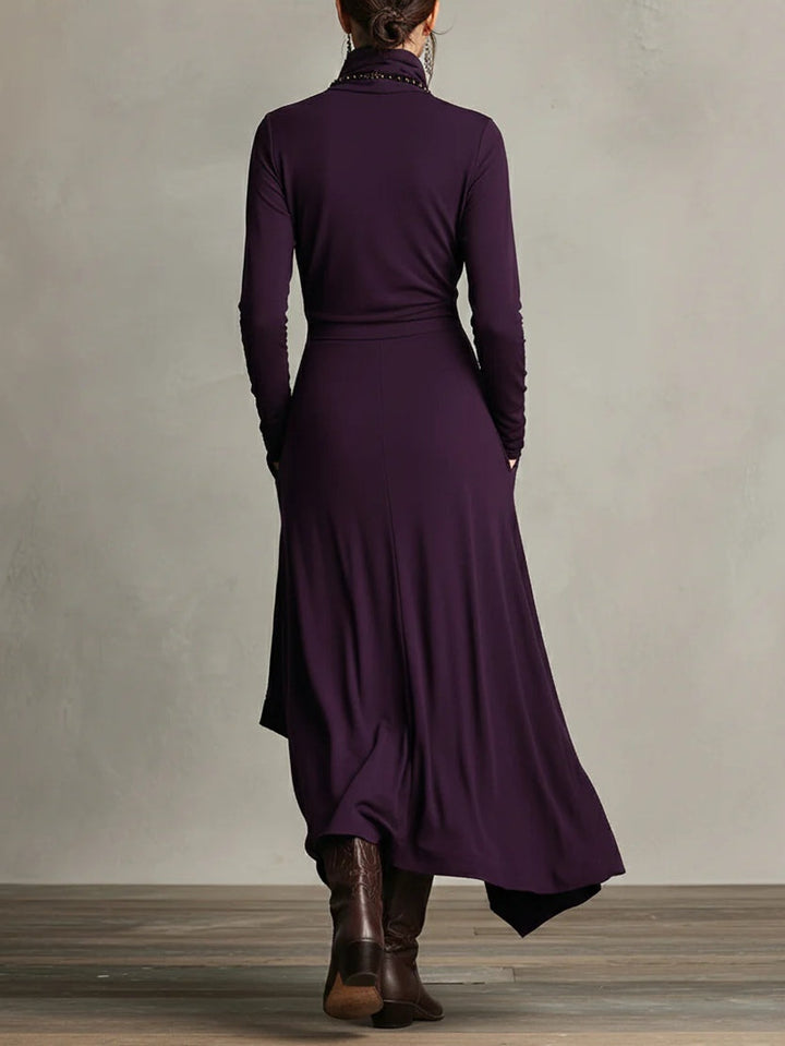 Patrizia - Vestido Largo Tipo Túnica Asimétrico