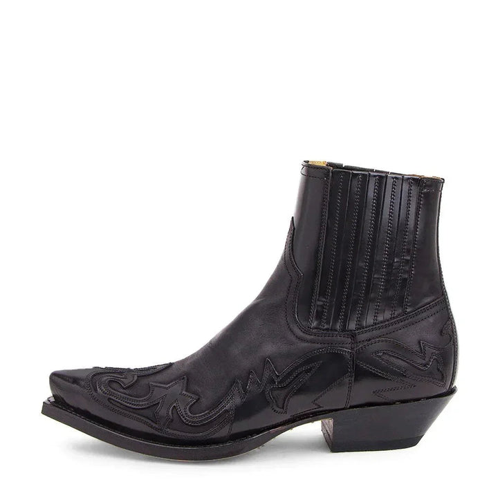 Mirvan - Botines Western De Punta Afilada