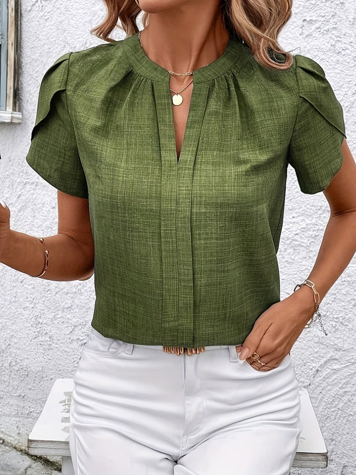 Kacey - Camiseta De Manga Corta Con Cuello en V