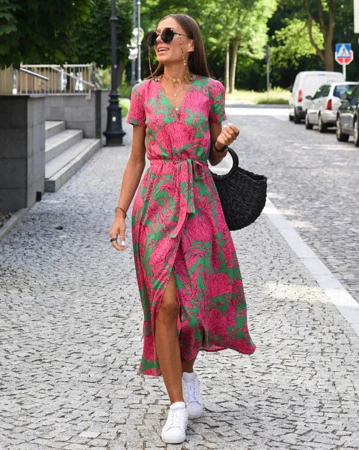 Theresita - Vestido De Verano Con Flores