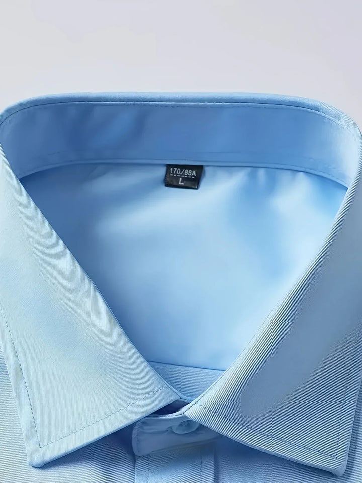 Byron - Elegante Camisa De Manga Larga Con Btones