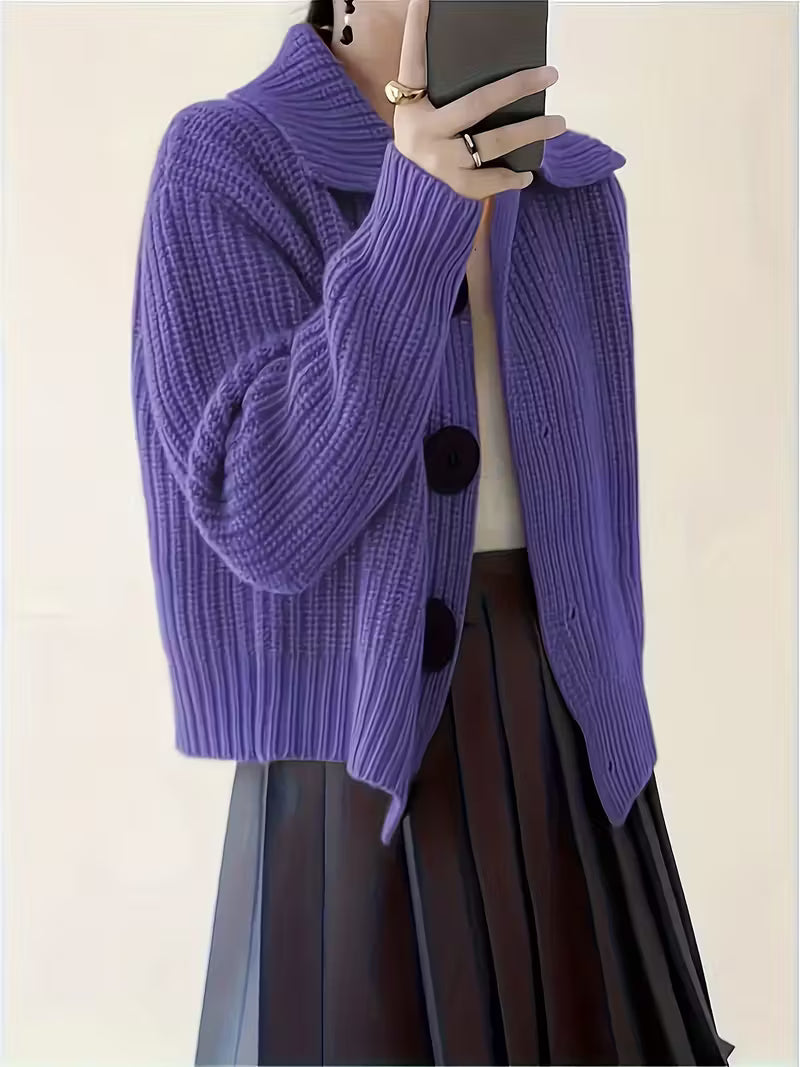 Agnetha - Jersey De Punto Con Botones Grandes