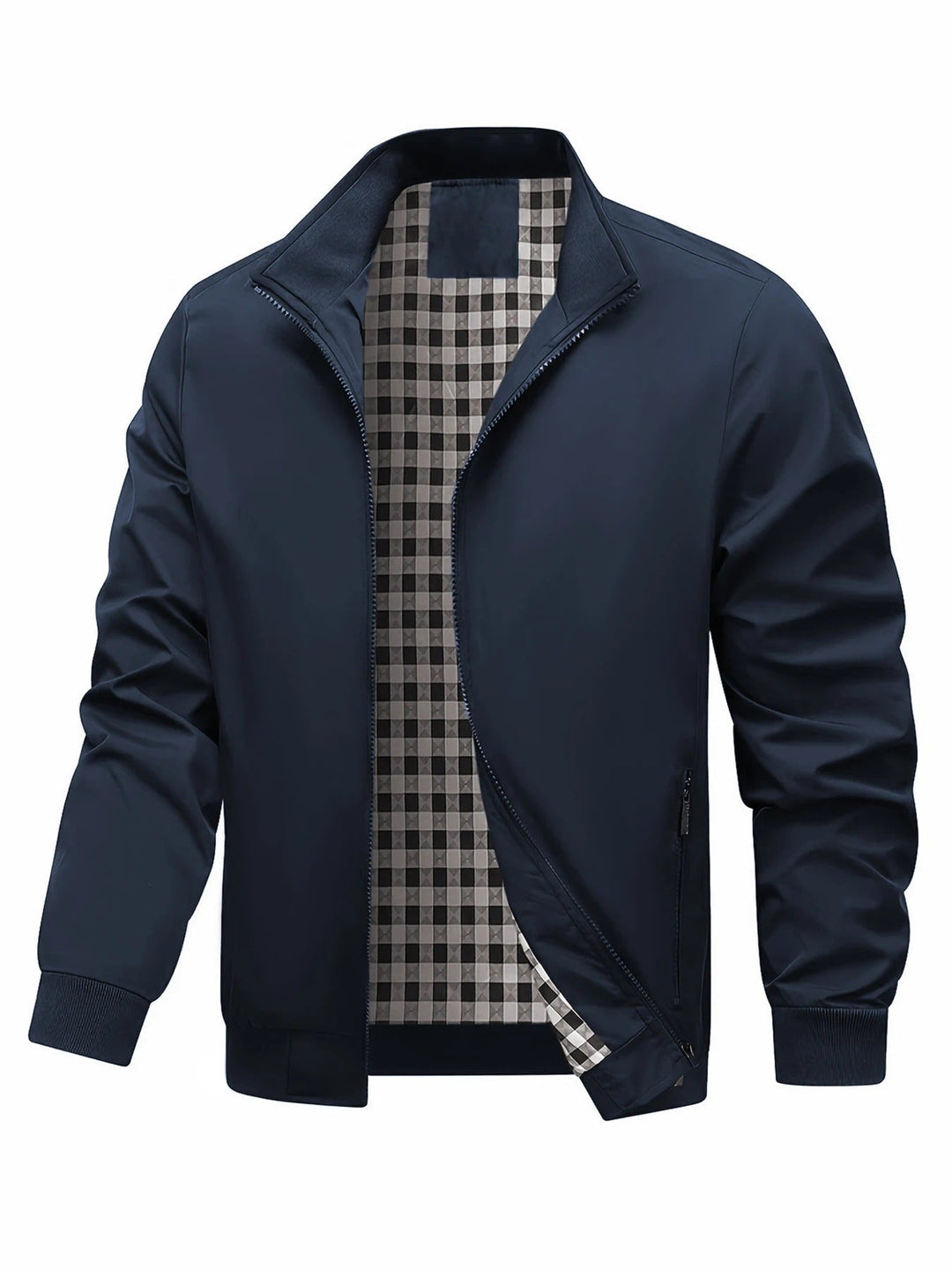Charith - Chaqueta Informal de Manga larga Con Cremallera