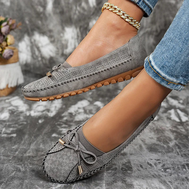 Rofia - Mocasines Casuales Antideslizantes De Cuero