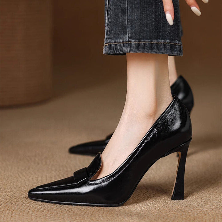Nishadi - Zapatos De Tacón Alto Cómodos De Cuero