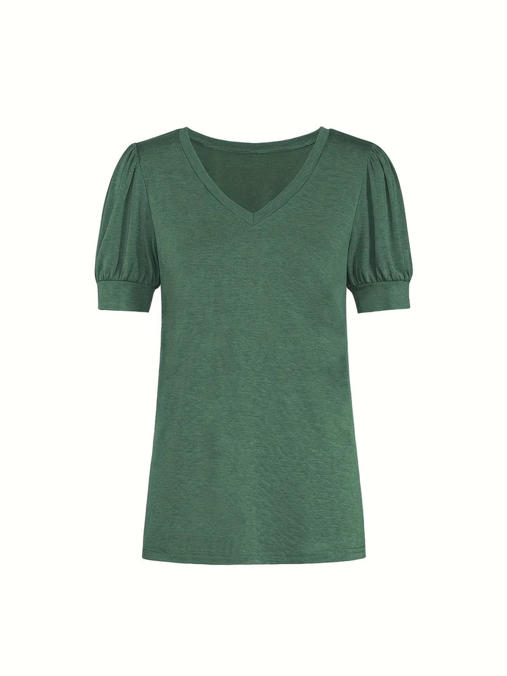 Kizzy - Camiseta Transpirable Con Mangas Tipo Pétalo
