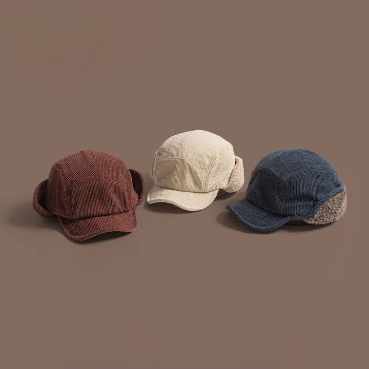 CozyFlaps - Gorro Acanalado con Orejeras