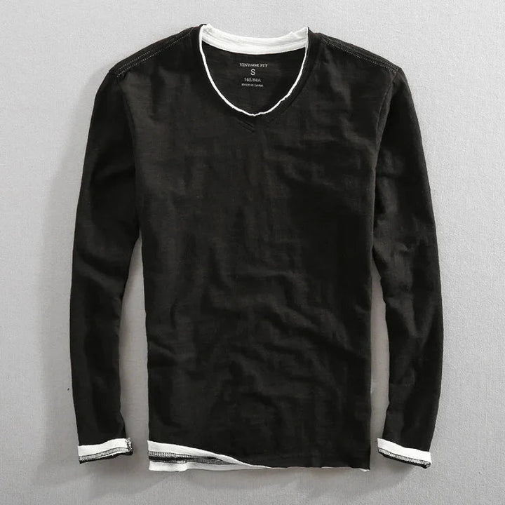Roderick - Camisa De Manga Larga De Algodón