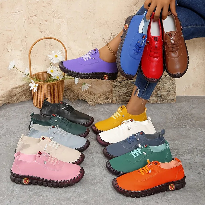 Hilga - Zapatillas Deportivas Con Cordones y Suela Flexible