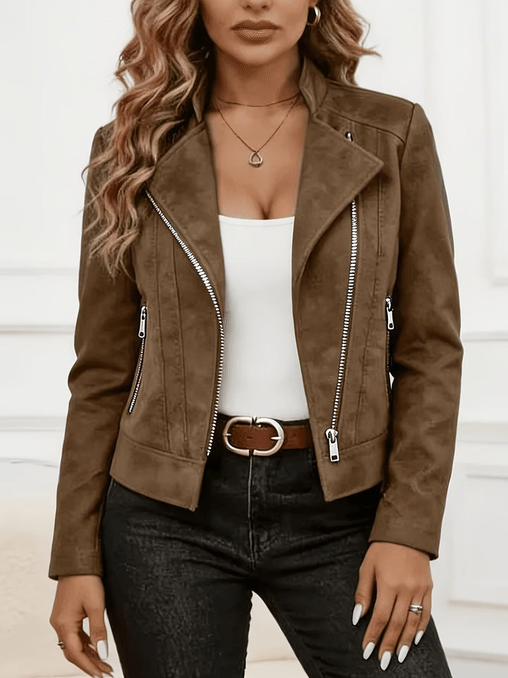 Amina - Chaqueta De Manga Larga Con Cremallera
