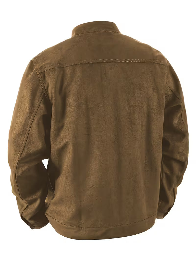 Jelil - Chaqueta De Ante Con Dos Bolsillos Delanteros